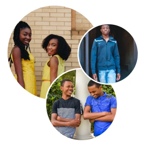 Young people taking part in a programme